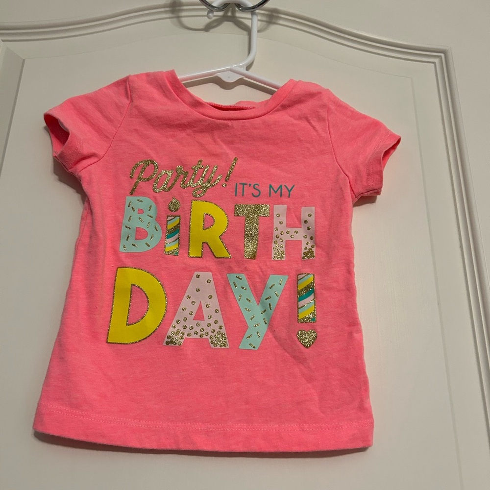 Carter's Pink Birthday Party T-Shirt
